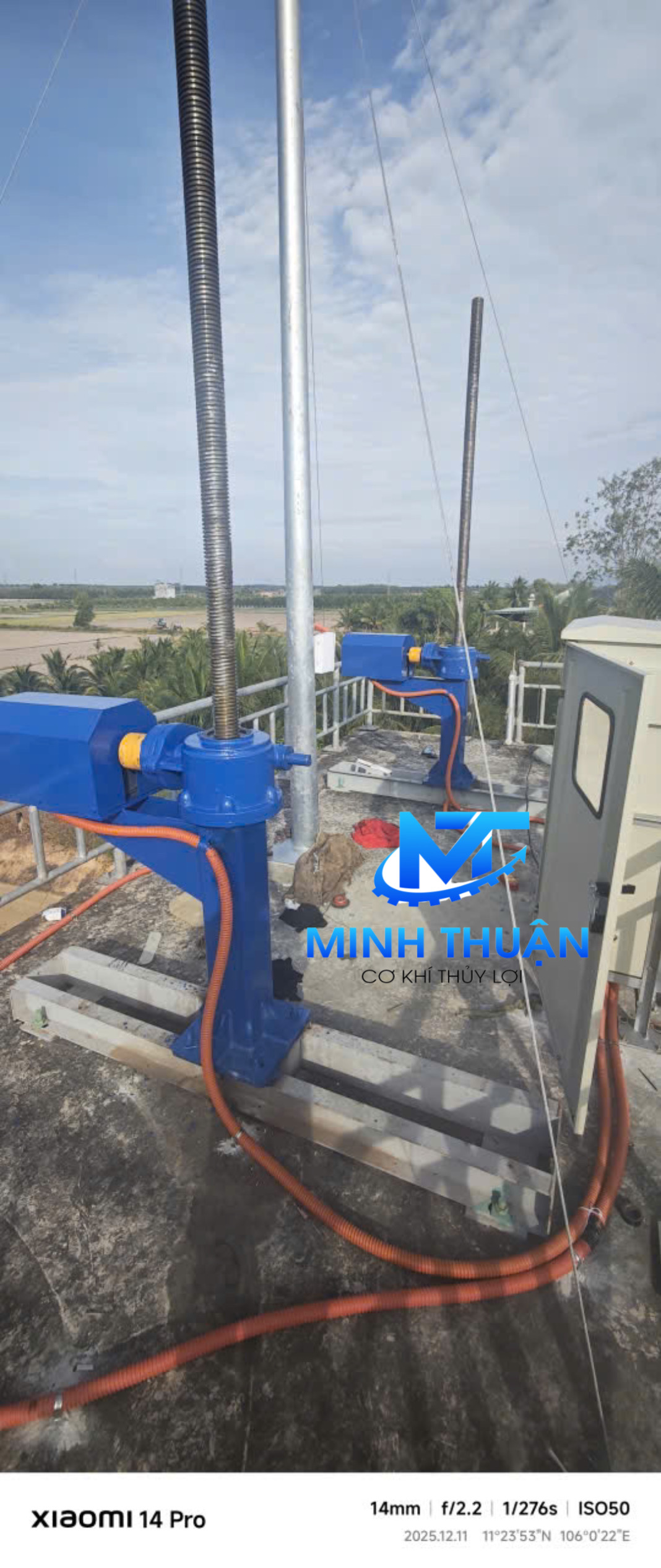 Sản xuất, Thay thế và Lắp đặt 4 Máy Đóng Mở VD10-2 ĐCĐ - Tây Ninh